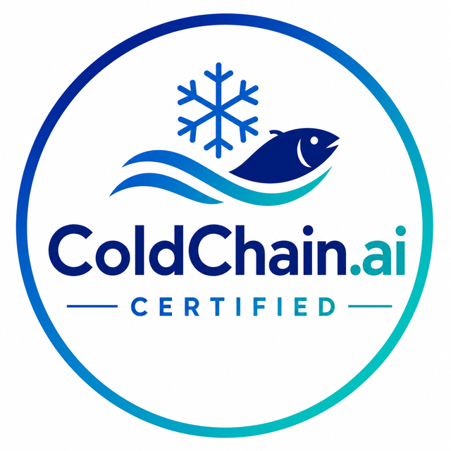 ColdChain.ai Certified badge — seafood